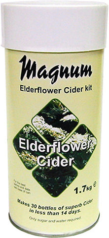 Magnum Elderflower Cider.