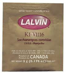 Lalvin Active Dried Wine Yeast K1V-1116
