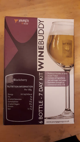 Winebuddy blackcherry 6 bottles