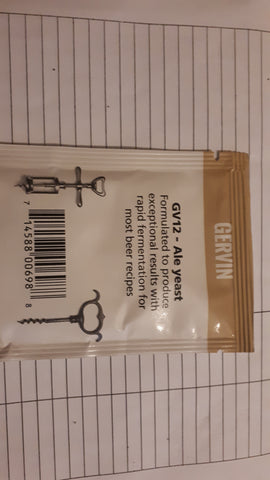 Gervin Wine Yeast GV12 - Ale yeast