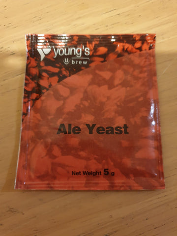 Young's Ale Yeast Sachet 5grm (Up to 5gall)