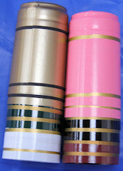 Shrink Caps 30 Pack Mixed Colours with Gold Band