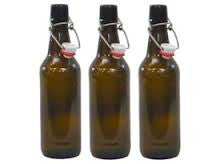 Amber swing top bottles (12s)